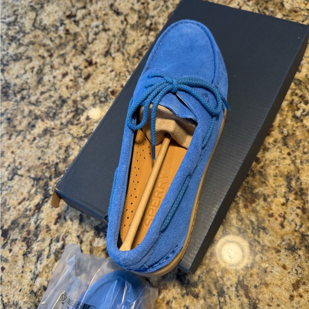 Sperry Men’s Bright Blue Moccasins/Loafers/Boat Shoe